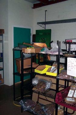 Was this room ever hot. And did our packing colleagues ever move slowly? 2nd Floor Packing Room