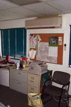 I think I spent about two hours a week trying to keep this a/c working. 2nd Floor Office