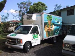 We had different pictures on the two sides of the truck, so it looked like it was two trucks. Other side of Big Poi Truck