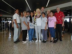 Cathy's Departure from Hawaii Cathy's Departure from Hawaii