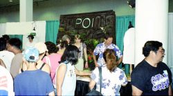 We always hated this show. Lots and lots of people, few buying anything. There for the free samples. John Bushby's waterfall was the best part of this show. Food and New Product Show