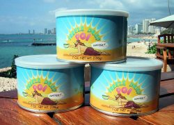 Great packaging, great product. Where were the sales? Freeze Dried Poi at the Outrigger Canoe Club