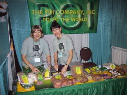 American Culinary Federation show at the Hilton Waikoloa Hotel, Hawaii, January 2001 Marjorie and Cathy at the Show
