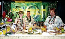 We did lots of these shows --- so many that I don't even recognise this booth. Sarah, Kevin and Steve at a Poi Company Booth
